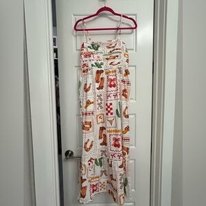 Western style maxi sundress.